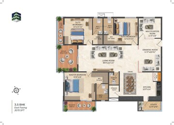  3 BHK Apartment at Srias Iwa, Puppalaguda – for Sale