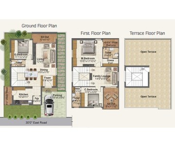  3 BHK Villa at Srinidhi Hill Park, Bachupally – for Sale