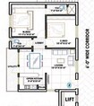 SRK River Front Residency 2 BHK Layout