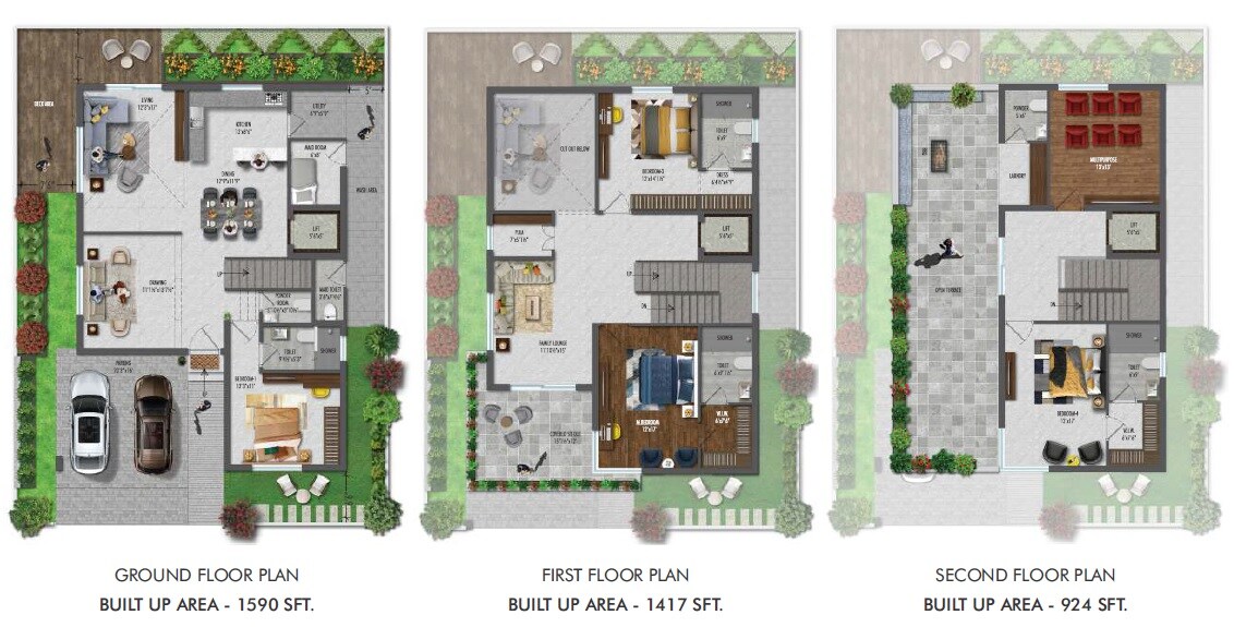 4 BHK 3931 Sq. Ft. Villa
