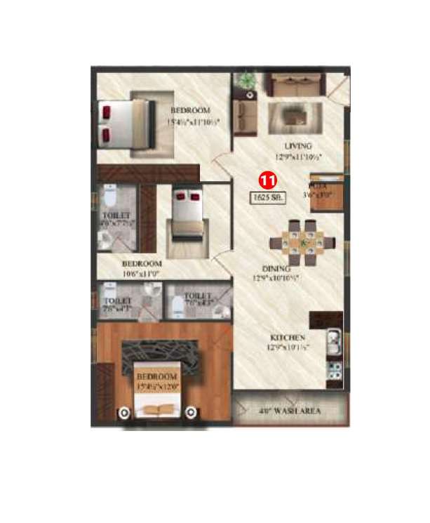 sterling orchids apartment 3 bhk 1625sqft 20230202230242