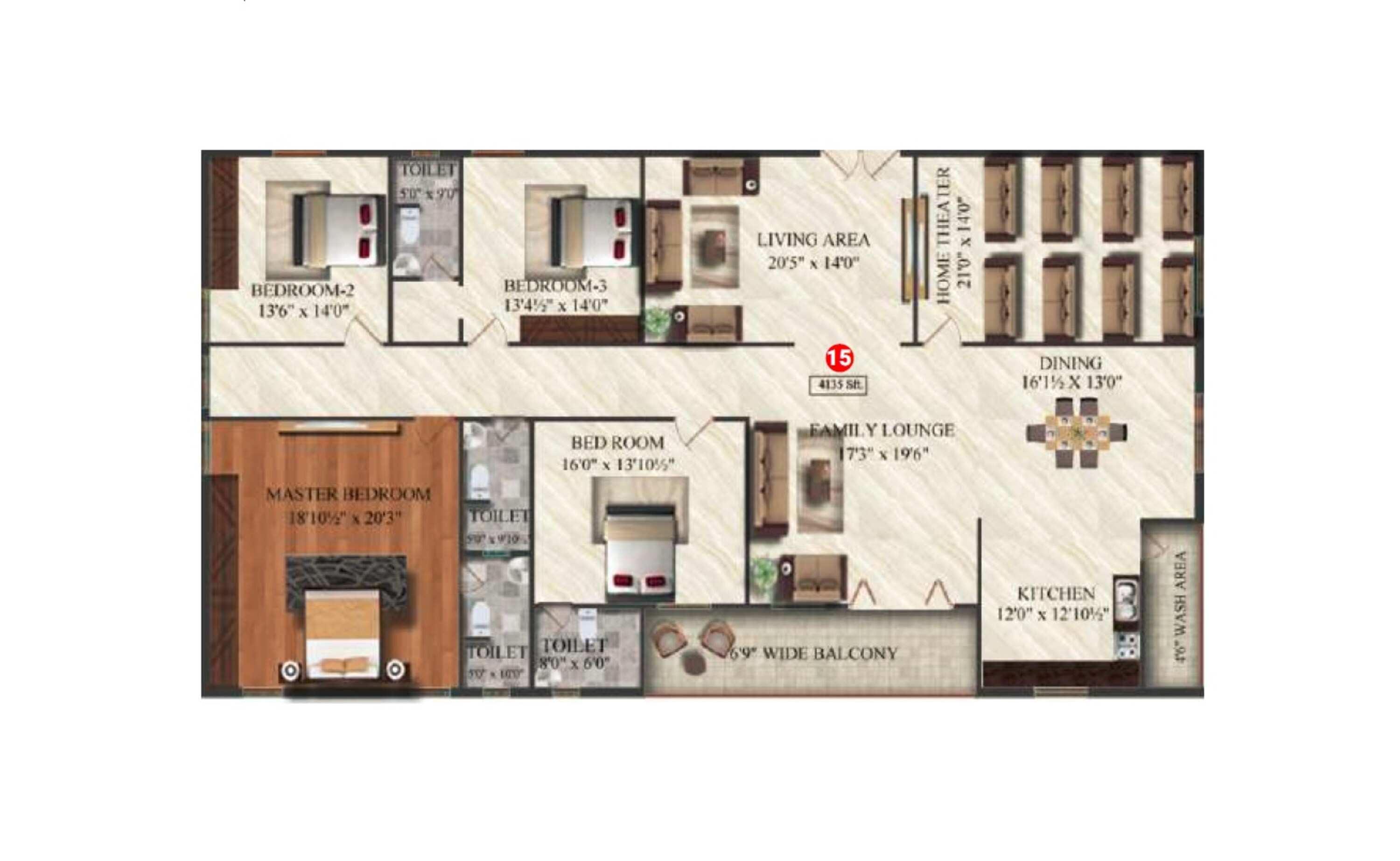 sterling orchids apartment 4 bhk 4135sqft 20230602230617