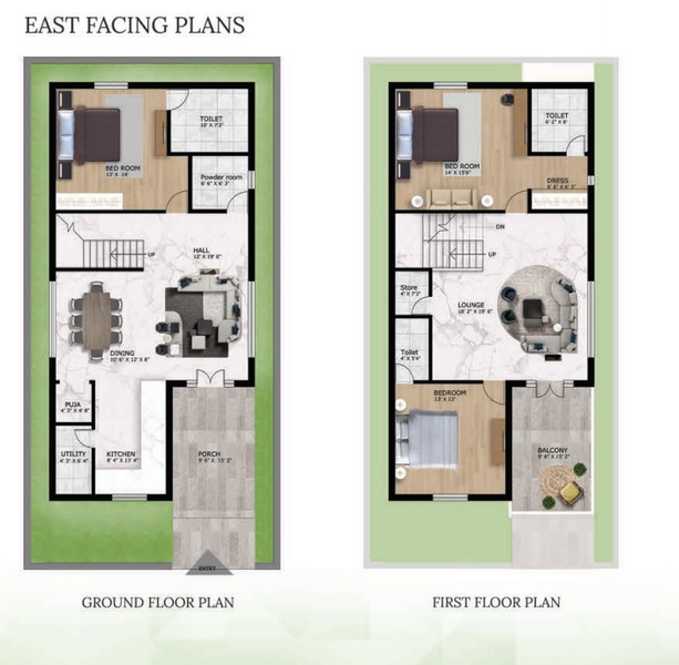 Sthirasthi Aero Villas 3 BHK Layout