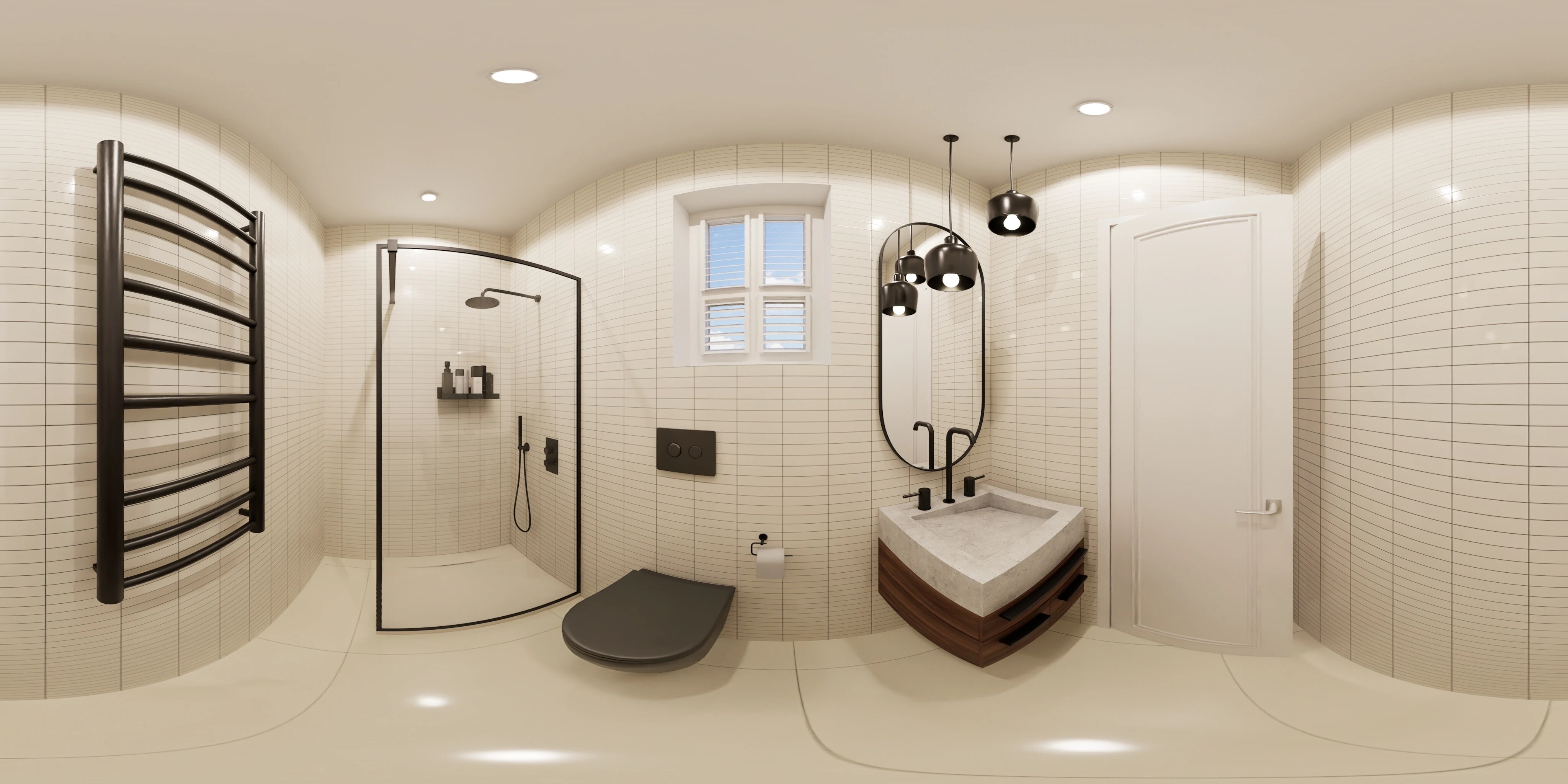 Floor plan of 2 BHK 1360 Sq. Ft. Apartment in Sujay Elara, Hyderabad