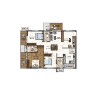  3 BHK Apartment at Sukhii Sree Sumeru, Uppal – for Sale