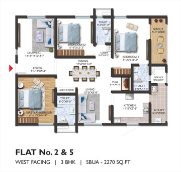  3 BHK Apartment at Sumadhura The Olympus, Nanakramguda – for Sale