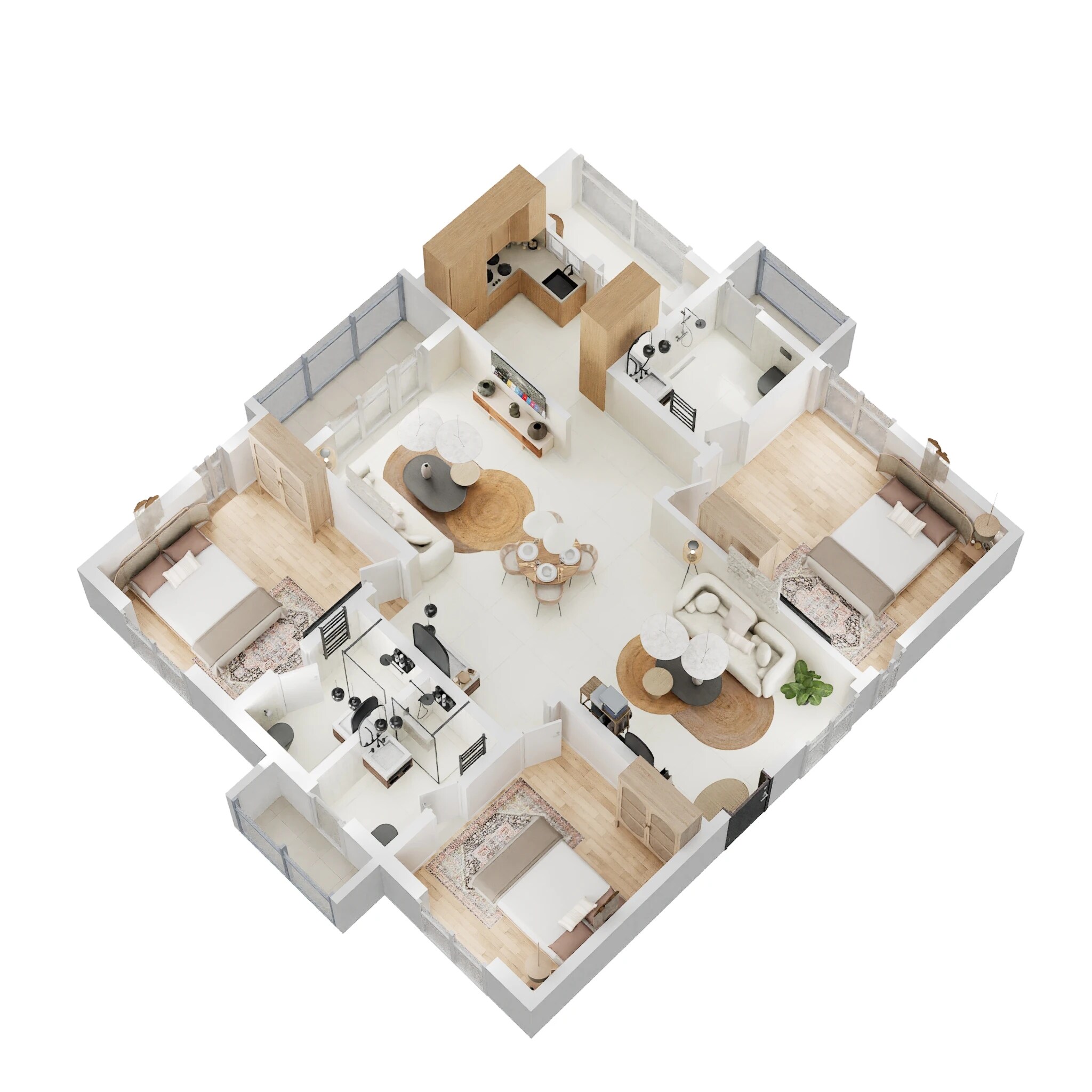 3 BHK 1680 Sq. Ft. Apartment