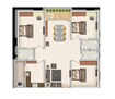 Sunshine Blue Pearl Apartment 3 BHK Layout