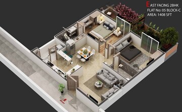  2 BHK Apartment at Sunshine Destino, Puppalaguda – for Sale