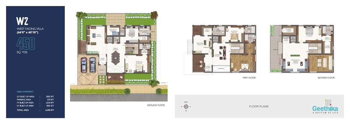 5 BHK 6390 Sq. Ft. Villa