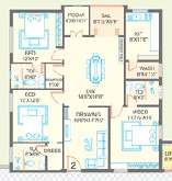 3 BHK 1779 Sq. Ft. Apartment in Suprabhat NVS Height