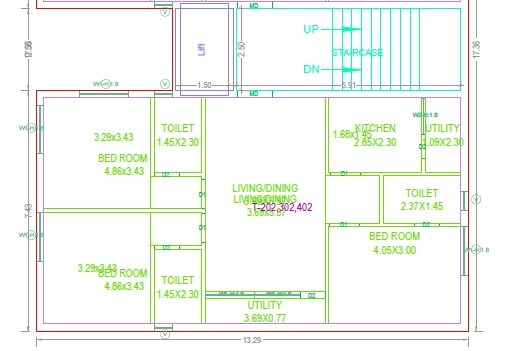 3 BHK 1462 Sq. Ft. Apartment
