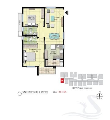  2 BHK Apartment at Emami Swanlake, Kukatpally – for Sale