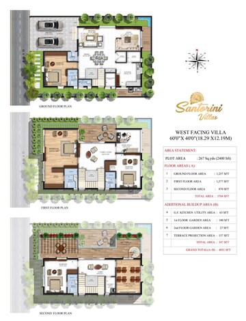  5 BHK Villa at Tag Santorini Villas, Mokila – for Sale