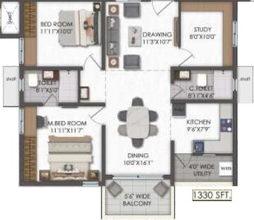  2 BHK Apartment at Team 4 Nyla, Miyapur – for Sale