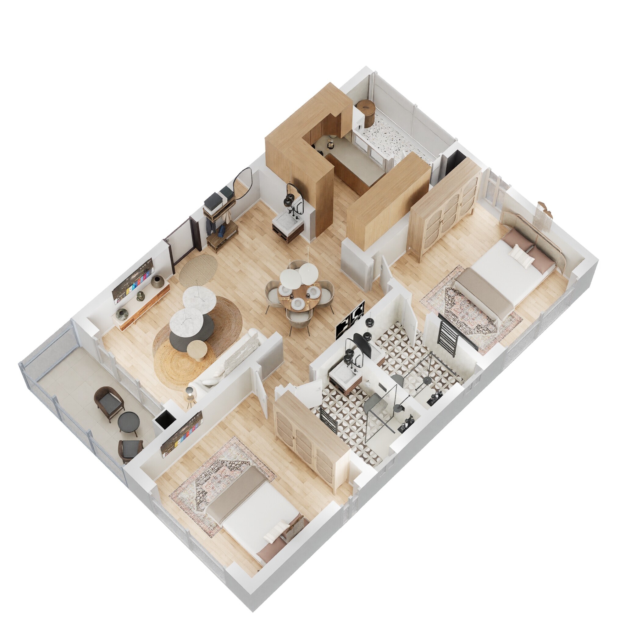 2 BHK 1179 Sq. Ft. Apartment