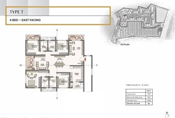  4 BHK Apartment at The Prestige City Hyderabad, Rajendra Nagar – for Sale