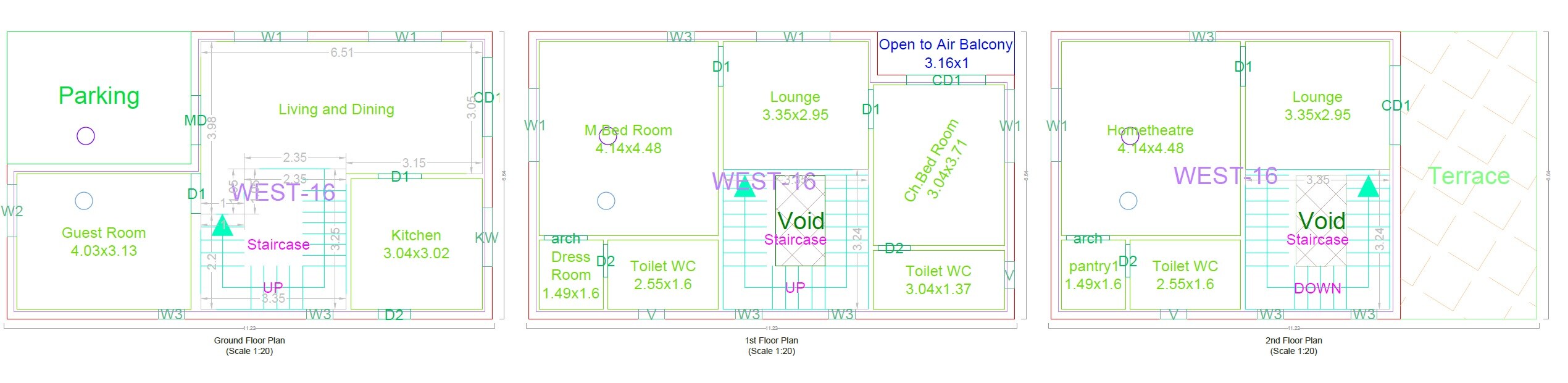 3 BHK 2335 Sq. Ft. Villa