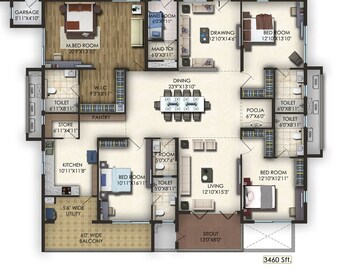 4 BHK Apartment at Trendset Jayabheri Elevate, Madhapur – for Sale