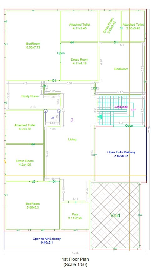 5 BHK 11054 Sq. Ft. Villa