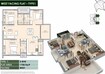 Tribhuja Apartments 3 BHK Layout