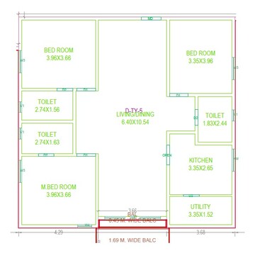  3 BHK Apartment at Tridasa Rise, Nallagandla – for Sale