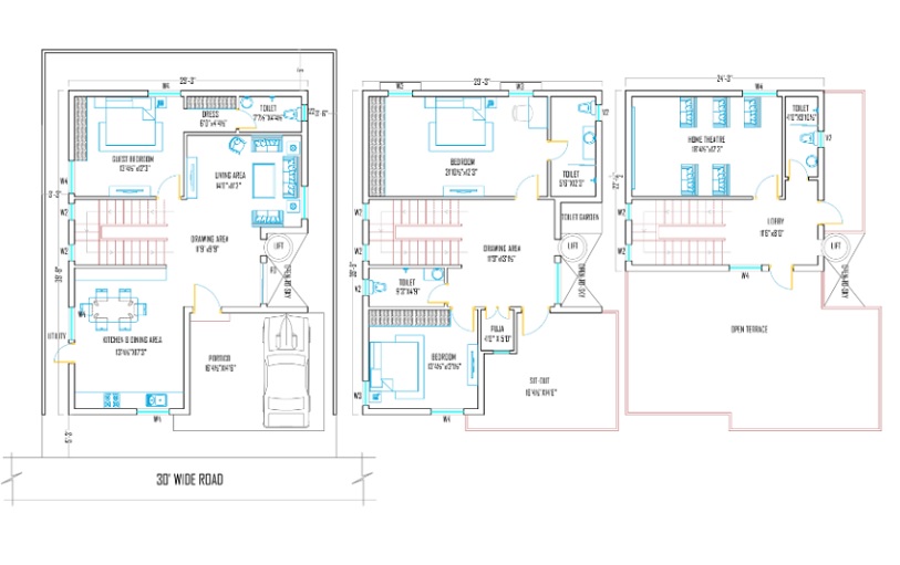 3 BHK 2769 Sq. Ft. Villa in Tripura Landmark V