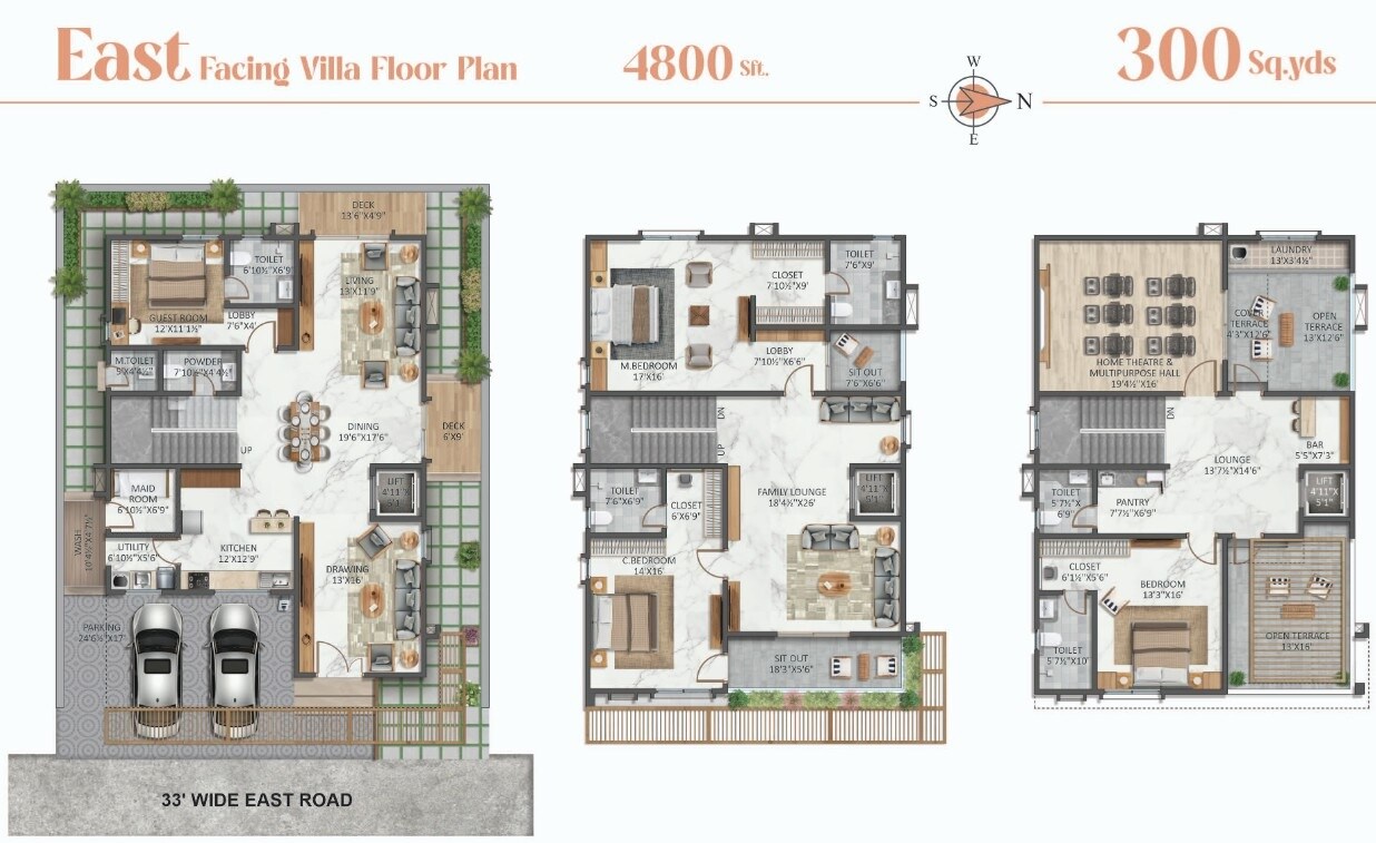 4 BHK 4800 Sq. Ft. Villa