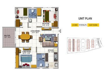 2 BHK Apartment For Resale in Urbanrise On Cloud 33 Bachupally Hyderabad  7835411