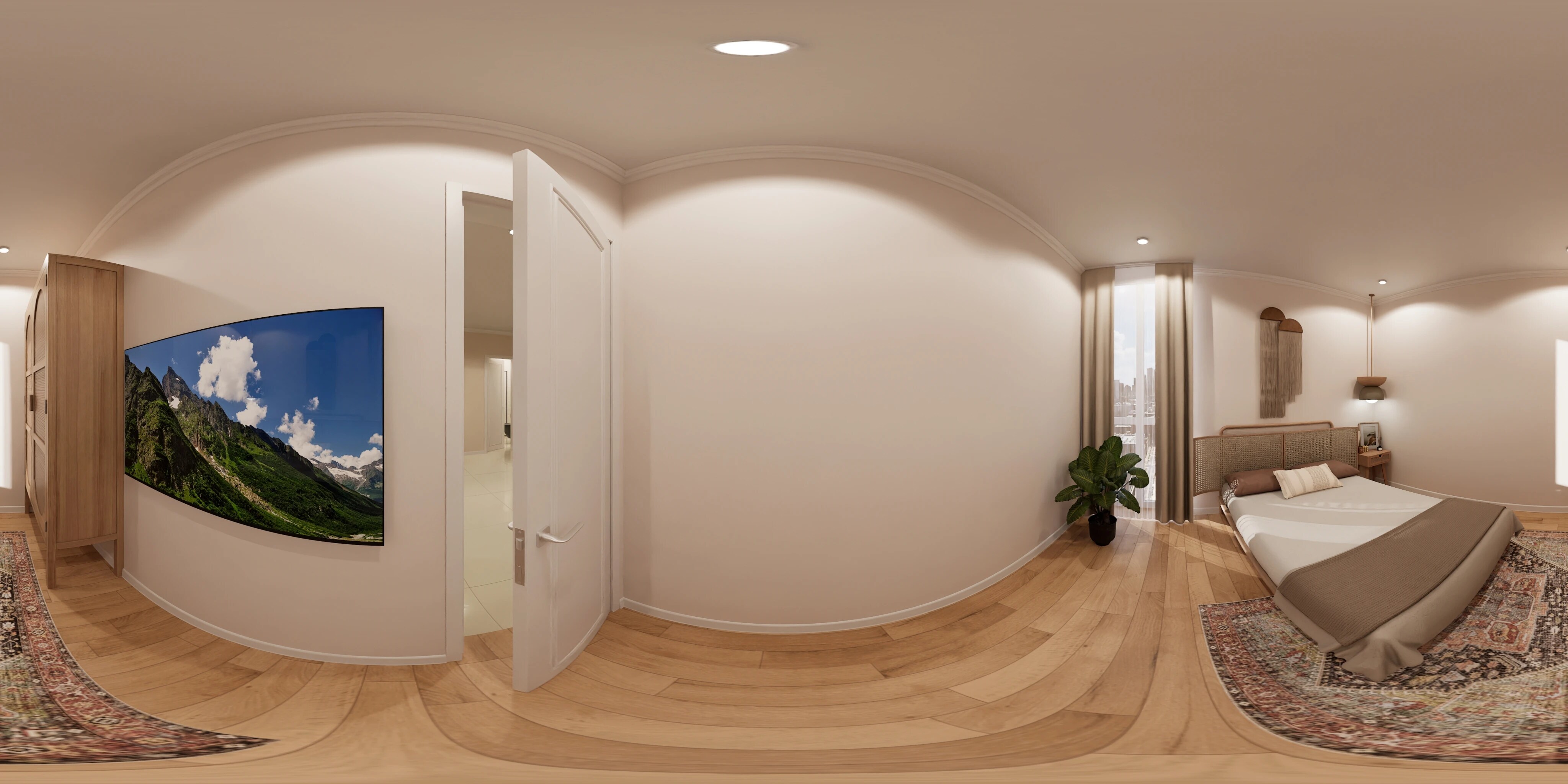 Floor plan of 3 BHK 1649 Sq. Ft. Apartment in Urbanrise Opulence, Hyderabad