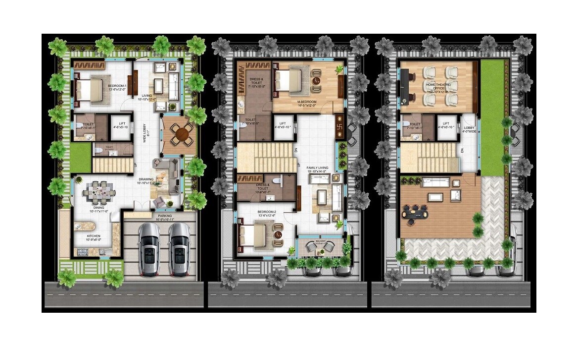 3 BHK 3400 Sq. Ft. Villa