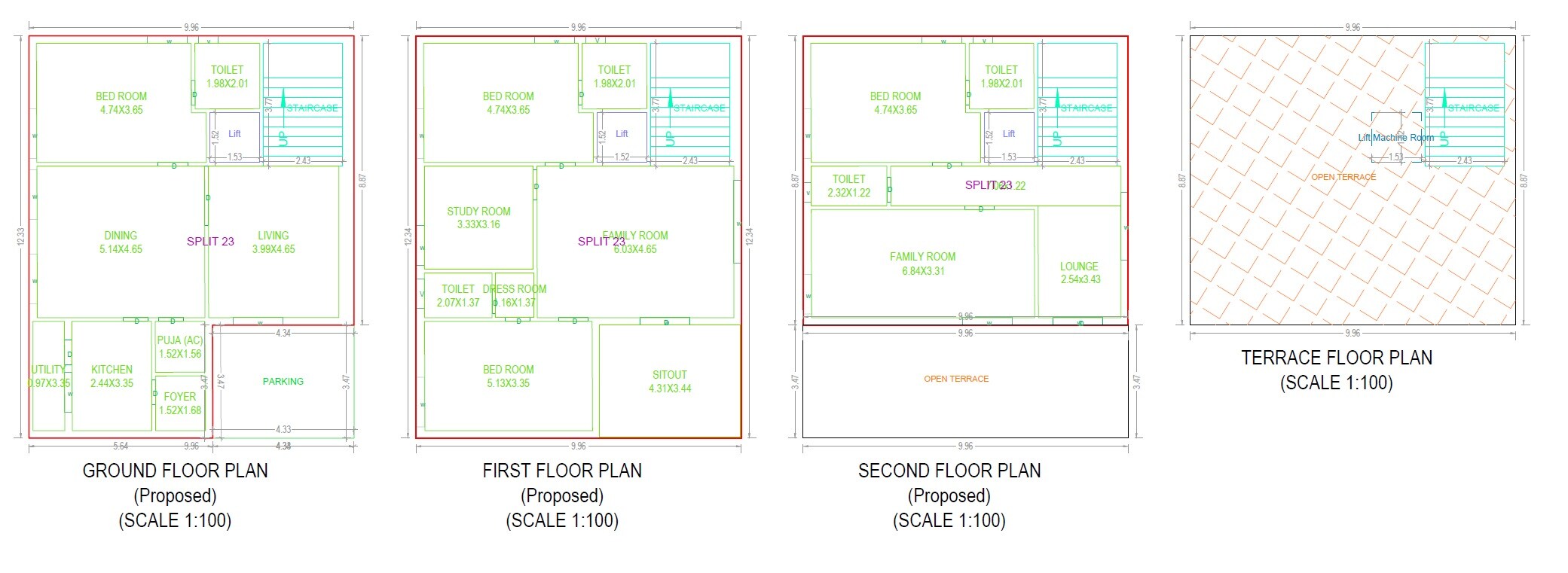 4 BHK 2504 Sq. Ft. Villa