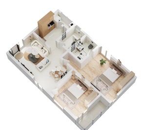 2 BHK 1250 Sq. Ft. Apartment in Vasavi Atlantis