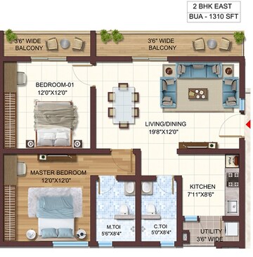  2 BHK Apartment at Vasavi Atlantis, Narsingi – for Sale