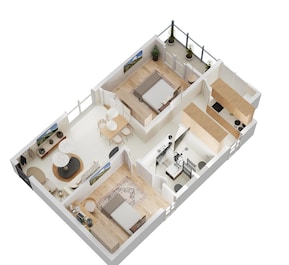 2 BHK 975 Sq. Ft. Apartment in Vasavi Urban