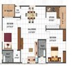 Vasista Homes Bowrampet 2 BHK Layout