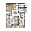 Vermont Welkkin Heights 3 BHK Layout