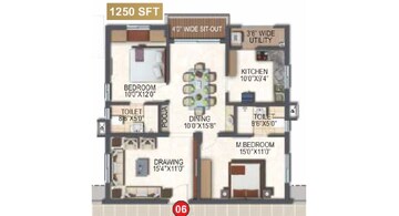  2 BHK Apartment at Vertex Premio, Hydernagar – for Sale