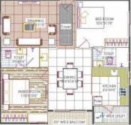 2 BHK 1270 Sq. Ft. Apartment