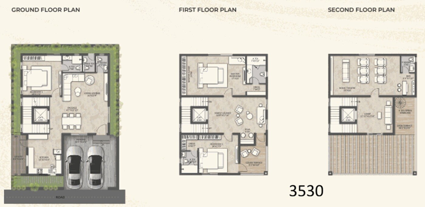 3 BHK 3530 Sq. Ft. Villa
