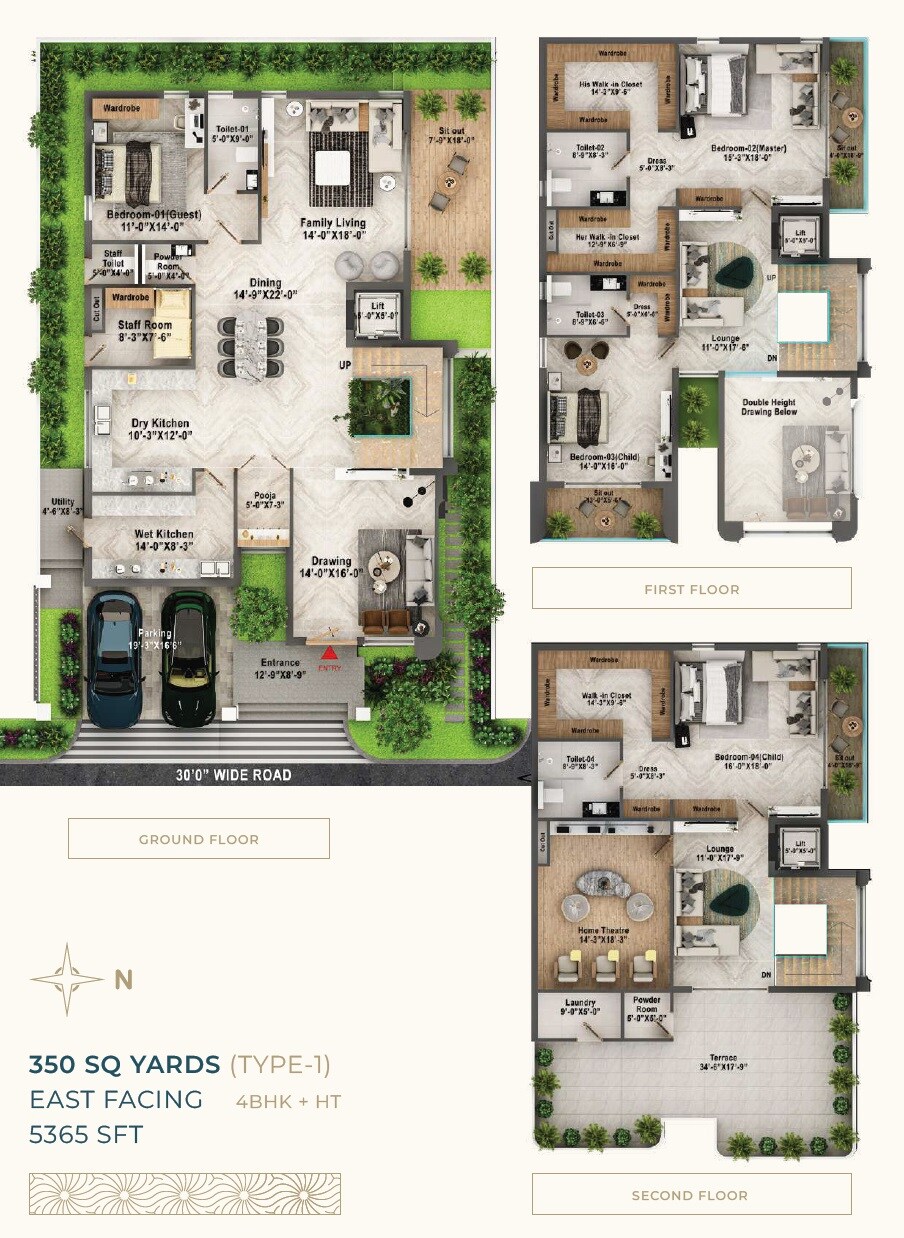 4 BHK 5365 Sq. Ft. Villa
