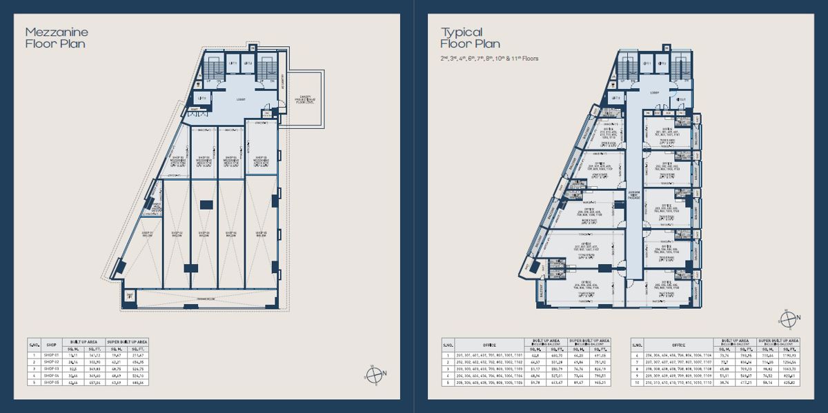 Emerald Forum Floor Plans