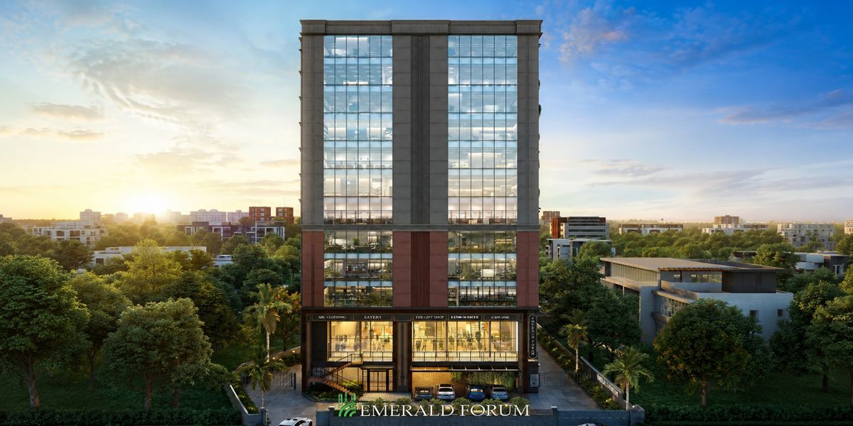 Emerald Forum residential project in Niranjanpur