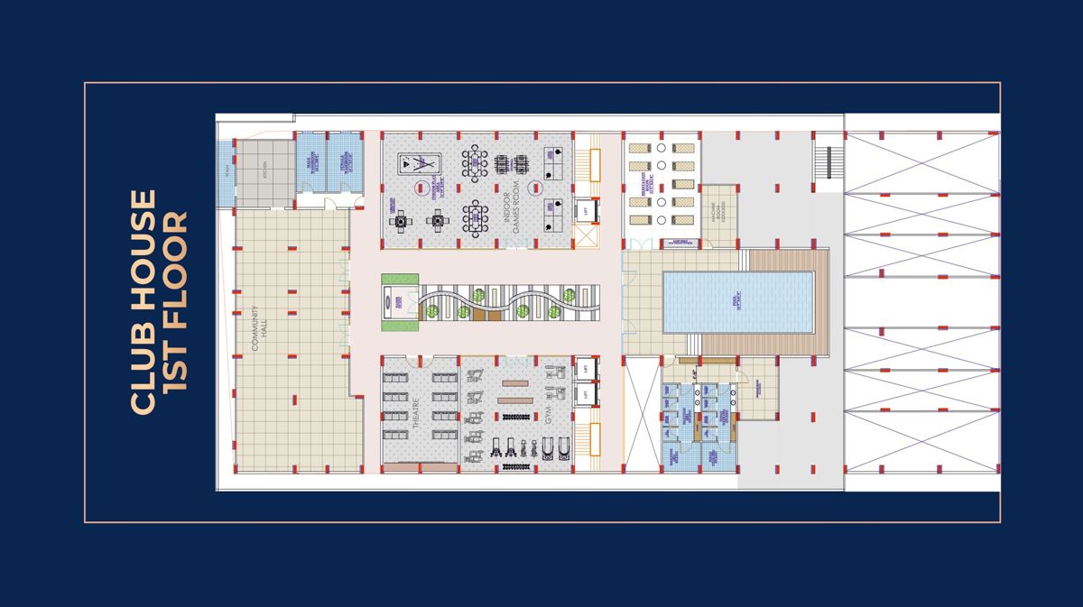 Nirvana Landmark Clubhouse Internal Image