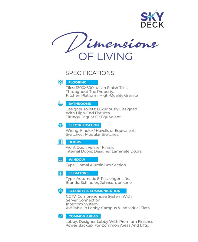 Nirvana Skydeck Specification