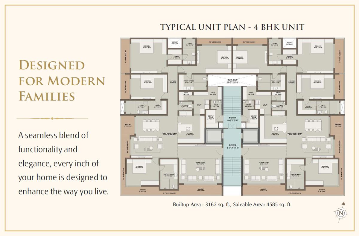 RCM Gurjar Tower Floor Plans