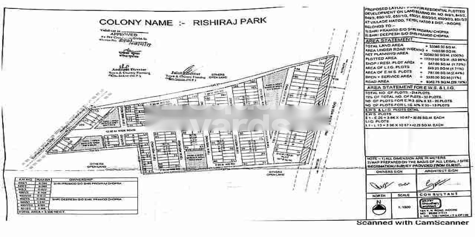 Rishiraj Park residential project in Hatod