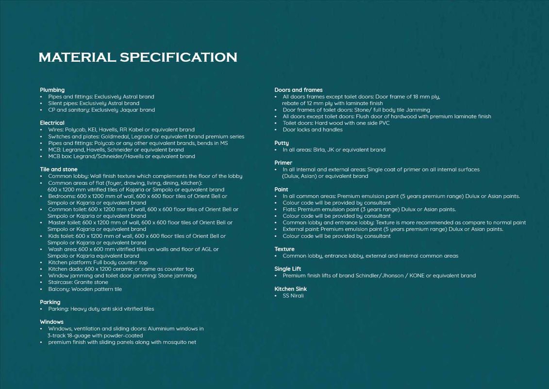 Sarvmangala Avenue Specification