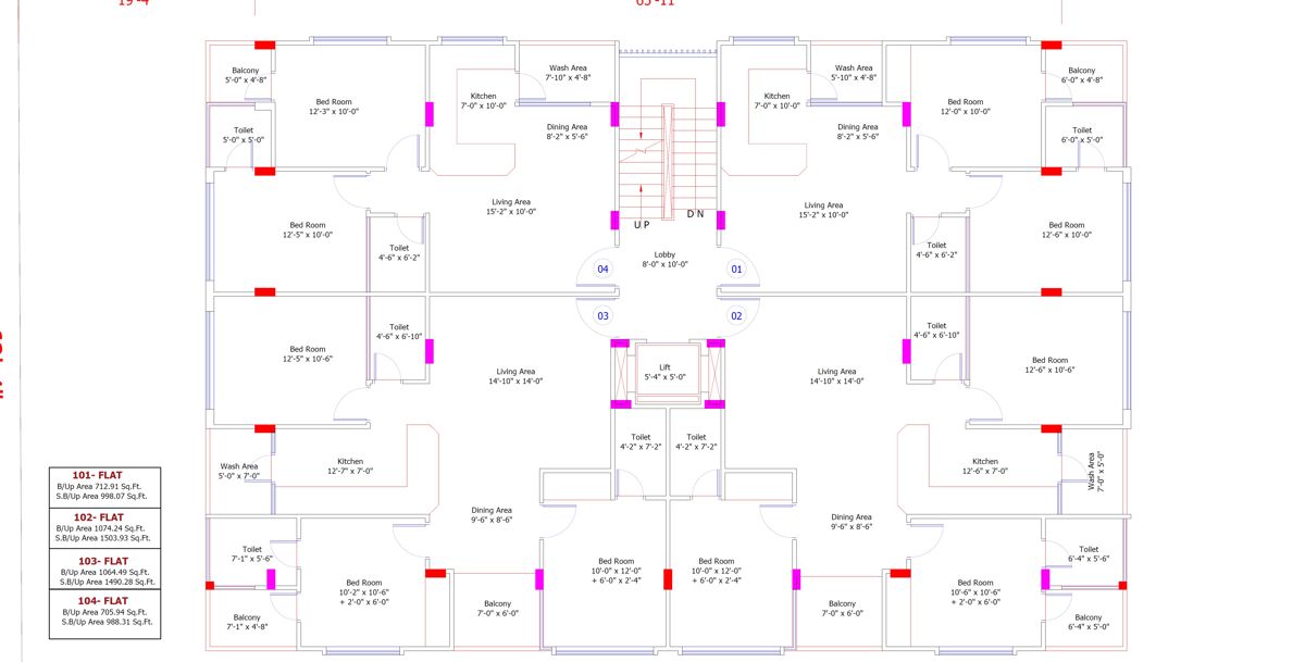 Shri Siddhi Vinayak Residency Floor Plans