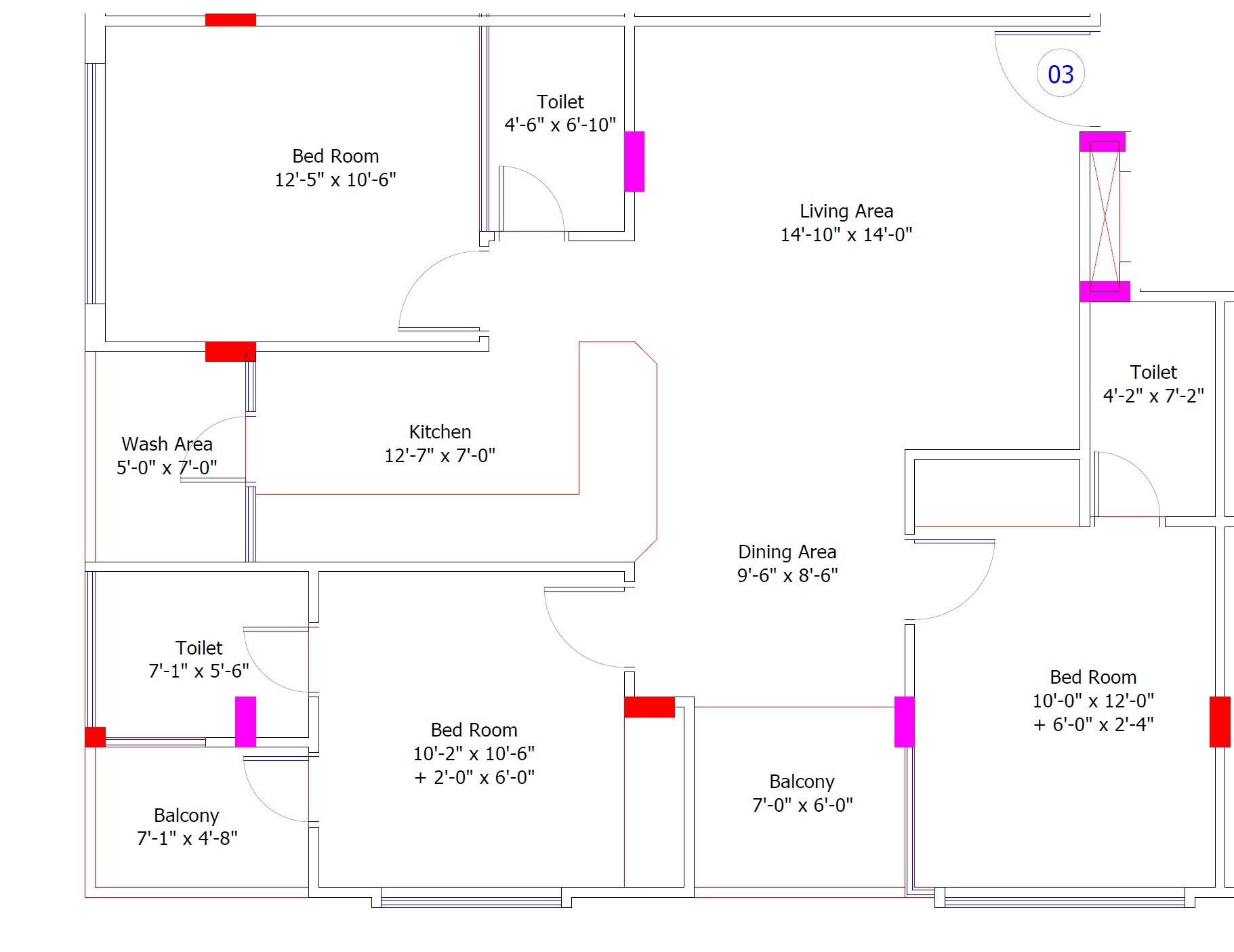3 BHK 1504 Sq. Ft. Apartment